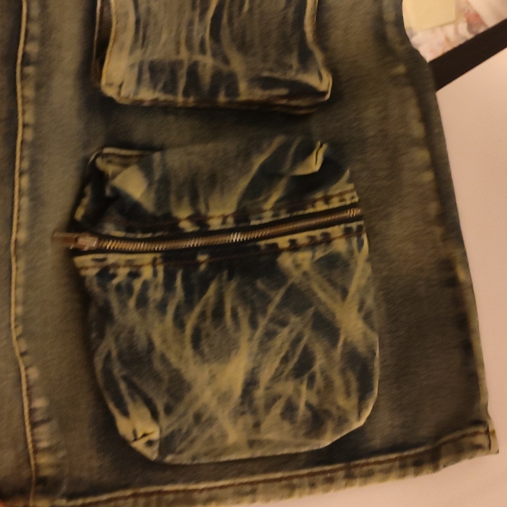 Fashion Nova Women's Size 7 Making It Work Tinted Cargo Jeans - Picture 4 of 13